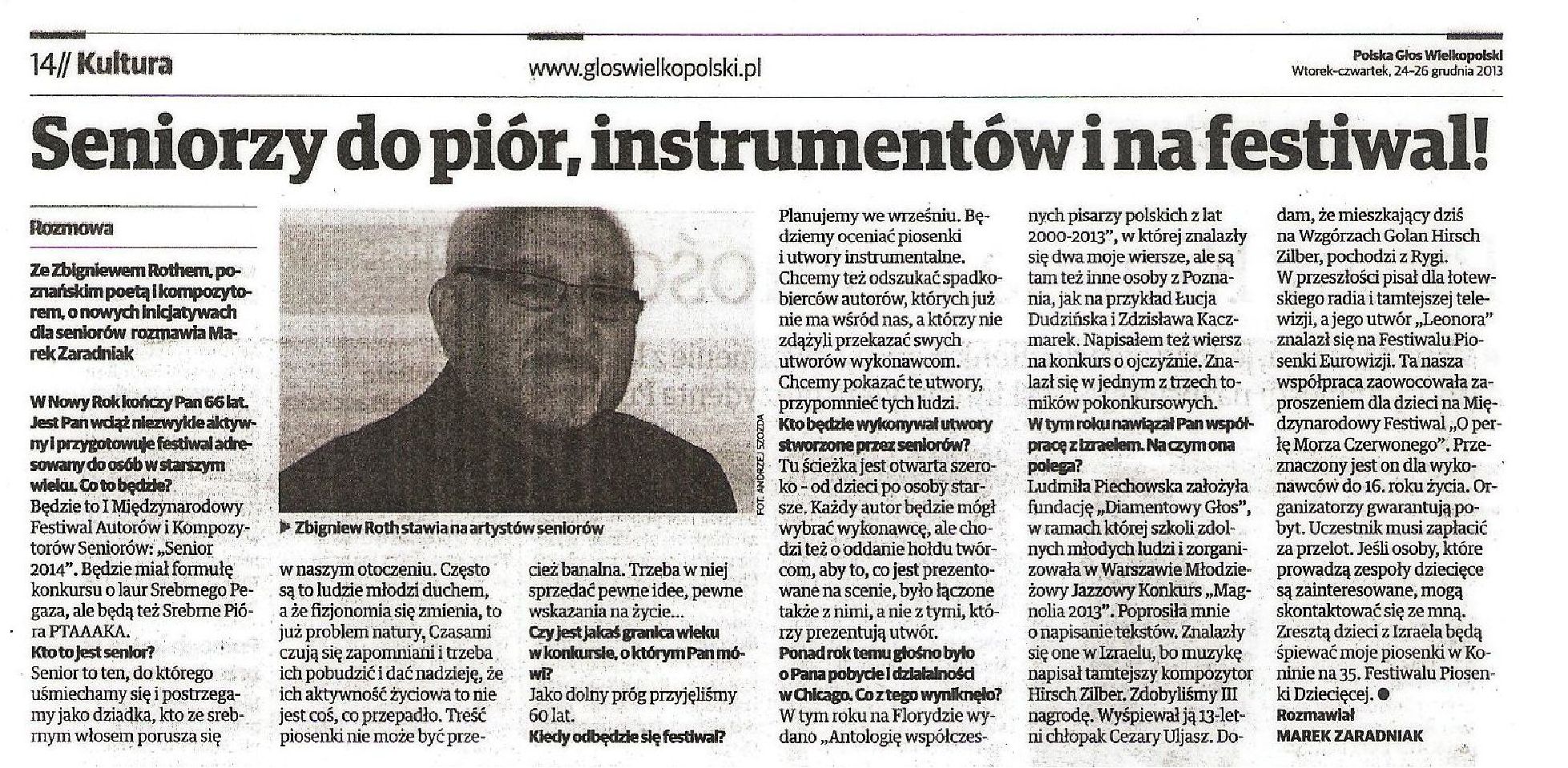 Skan artykułu z Głosu Wielkopolskiego - część 2